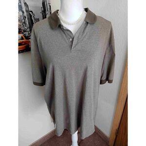 David Taylor Collection Dark Green Polo Shirt Sleeve-XL Good Condition